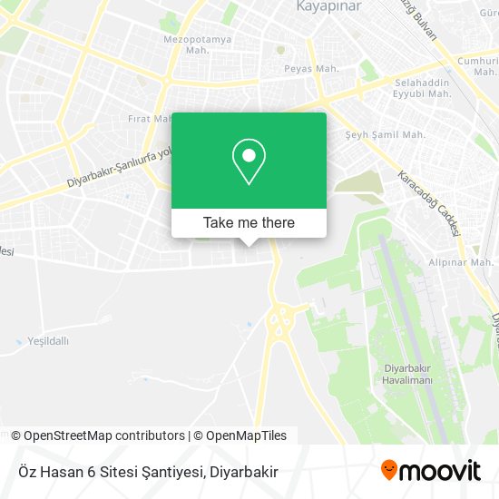 Öz Hasan 6 Sitesi Şantiyesi map