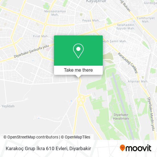 Karakoç Grup İkra 610 Evleri map