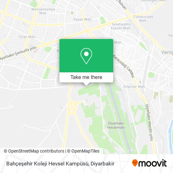 Bahçeşehir Koleji Hevsel Kampüsü map