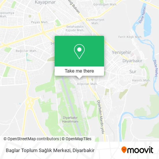 Baglar Toplum Sağlık Merkezi map