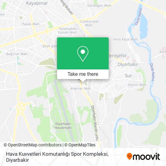 Hava Kuvvetleri Komutanlığı Spor Kompleksi map