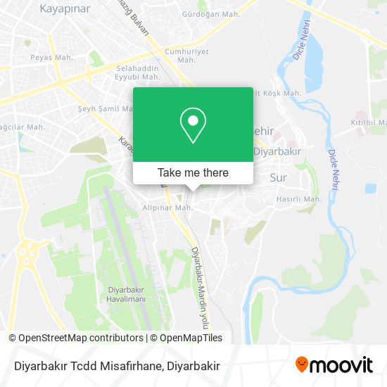 Diyarbakır Tcdd Misafirhane map
