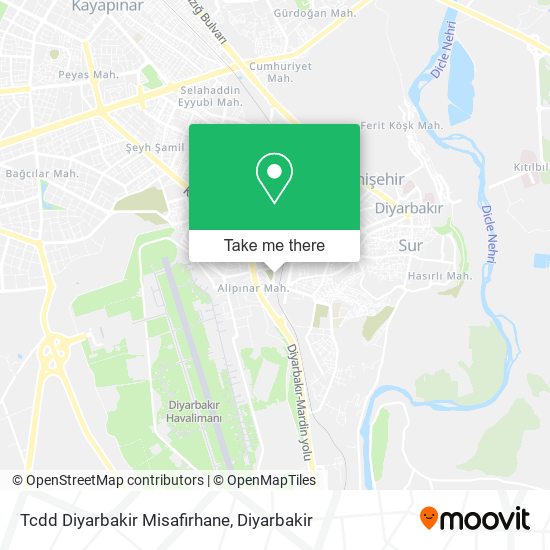 Tcdd Diyarbakir Misafirhane map