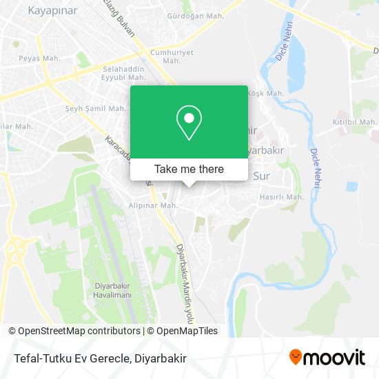 Tefal-Tutku Ev Gerecle map