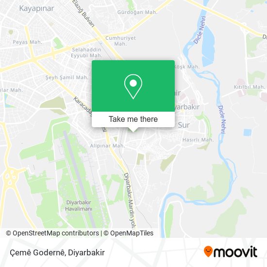 Çemê Godernê map