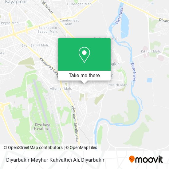 Diyarbakır Meşhur Kahvaltıcı Ali map