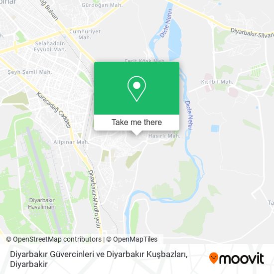 Diyarbakır Güvercinleri ve Diyarbakır Kuşbazları map