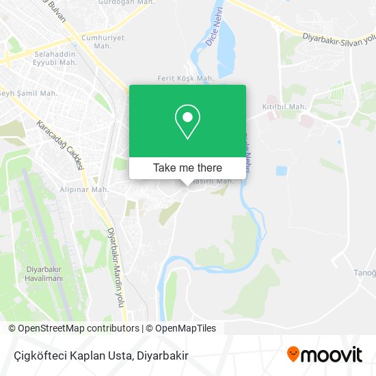 Çigköfteci Kaplan Usta map