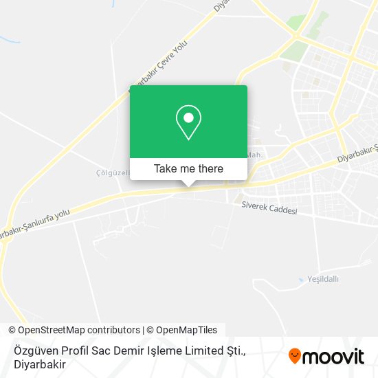 Özgüven Profil Sac Demir Işleme Limited Şti. map