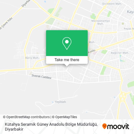 Kütahya Seramik Güney Anadolu Bölge Müdürlüğü map