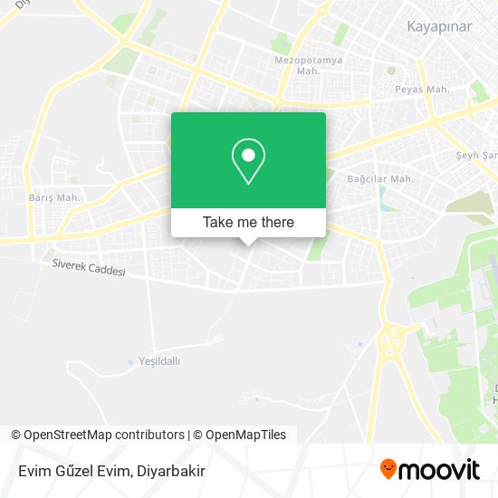 Evim Gűzel Evim map