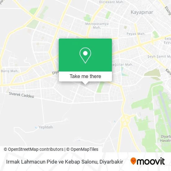 Irmak Lahmacun Pide ve Kebap Salonu map
