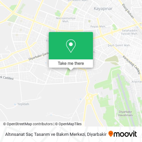 Altınsanat Saç Tasarım ve Bakım Merkezi map