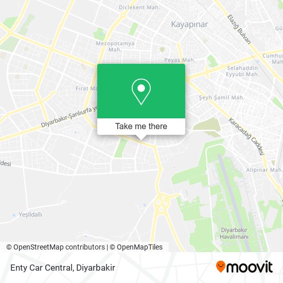 Enty Car Central map