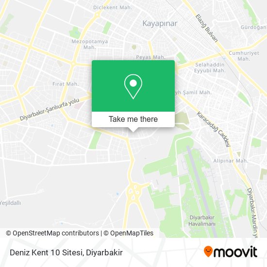 Deniz Kent 10 Sitesi map