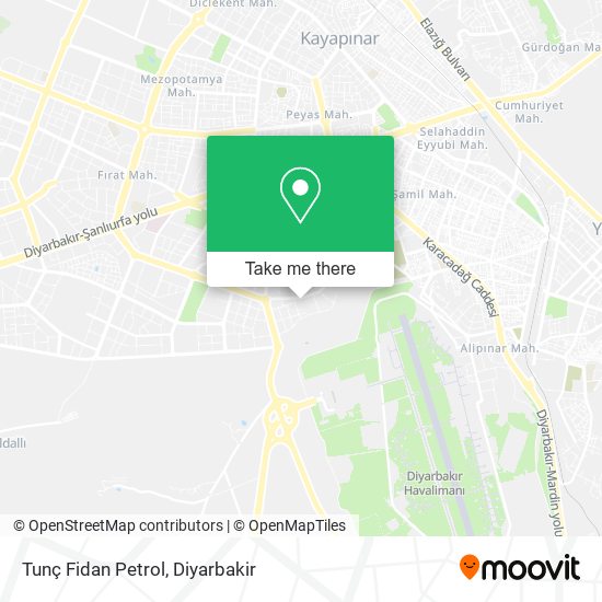 Tunç Fidan Petrol map