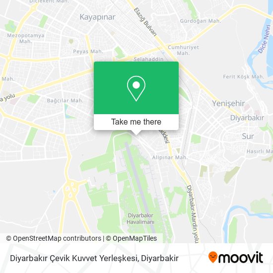 Diyarbakır Çevik Kuvvet Yerleşkesi map