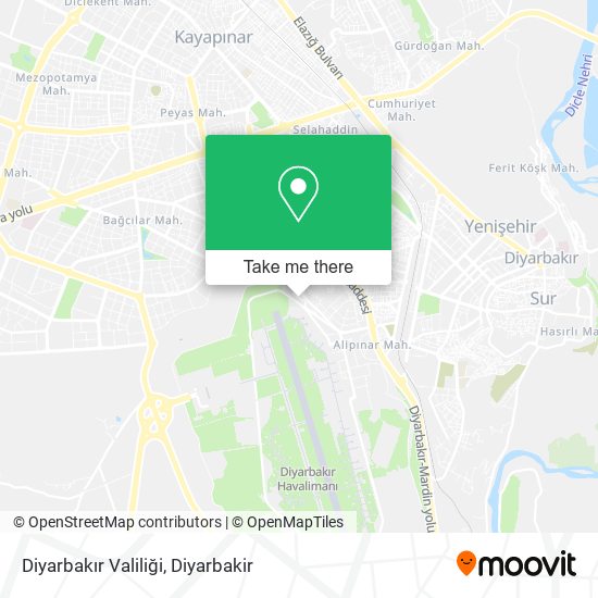 Diyarbakır Valiliği map