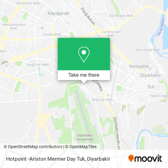 Hotpoint -Ariston Mermer Day Tuk map
