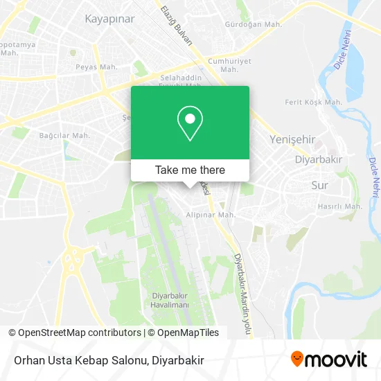 Orhan Usta Kebap Salonu map
