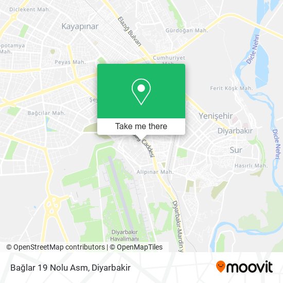 Bağlar 19 Nolu Asm map