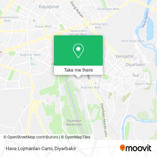 Hava Lojmanları Cami map