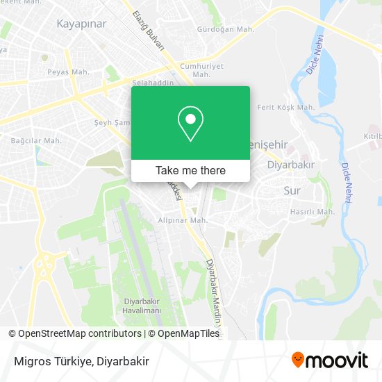 Migros Türkiye map