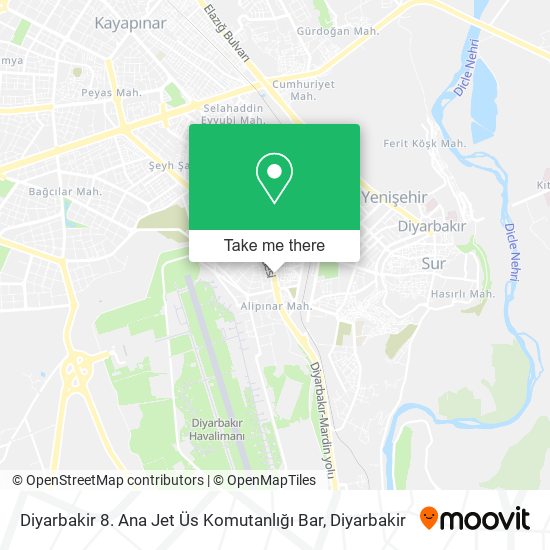 Diyarbakir 8. Ana Jet Üs Komutanlığı Bar map