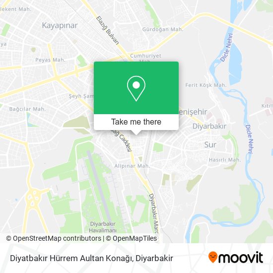 Diyatbakır Hürrem Aultan Konağı map