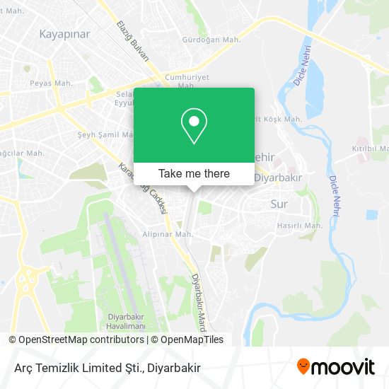 Arç Temizlik Limited Şti. map