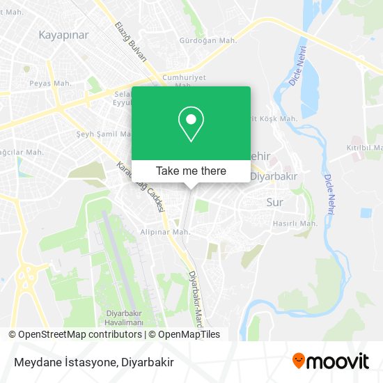 Meydane İstasyone map