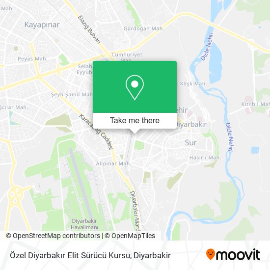 Özel Diyarbakır Elit Sürücü Kursu map