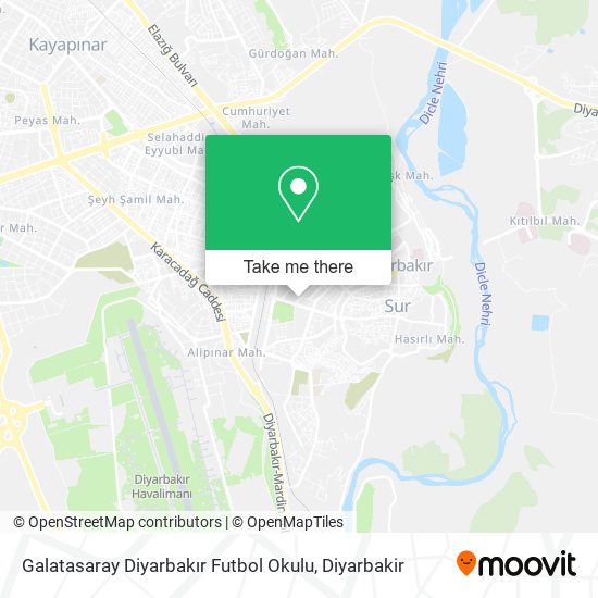 Galatasaray Diyarbakır Futbol Okulu map