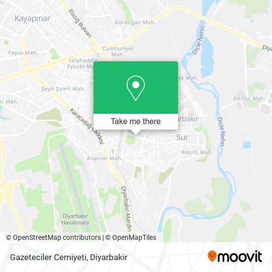 Gazeteciler Cemiyeti map