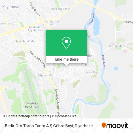 Bedir Oto Toros Tarım A.Ş Gübre Bayi map