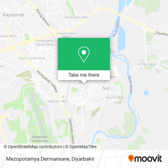 Mezopotamya Dermanxane map