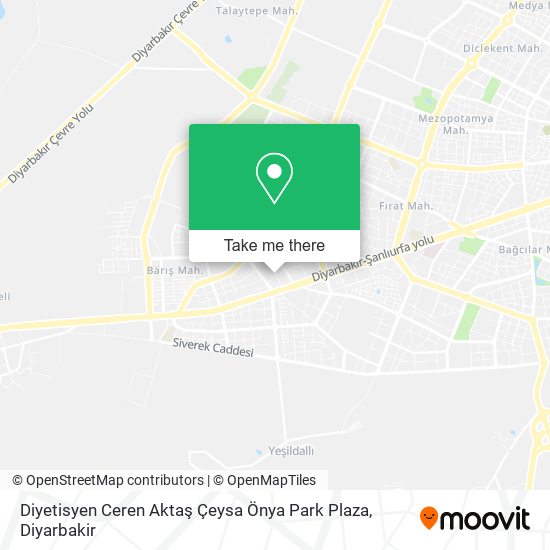 Diyetisyen Ceren Aktaş Çeysa Önya Park Plaza map