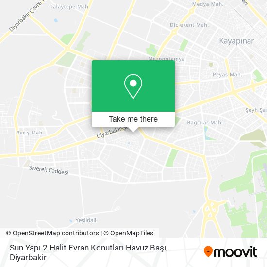 Sun Yapı 2 Halit Evran Konutları Havuz Başı map