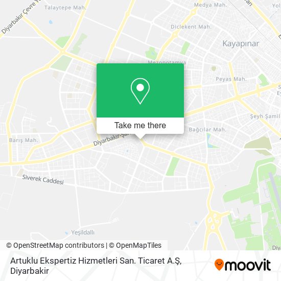 Artuklu Ekspertiz Hizmetleri San. Ticaret A.Ş map