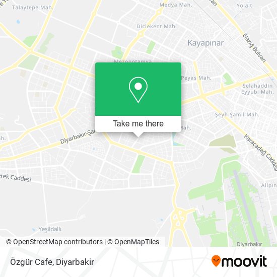 Özgür Cafe map