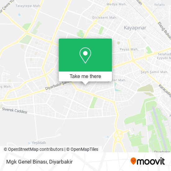 Mgk Genel Binası map