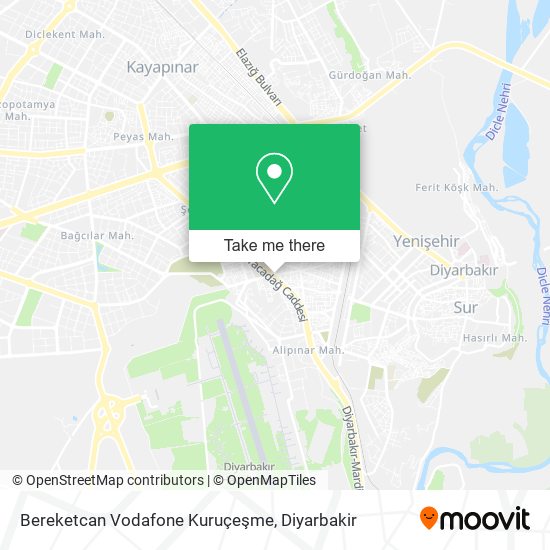 Bereketcan Vodafone Kuruçeşme map