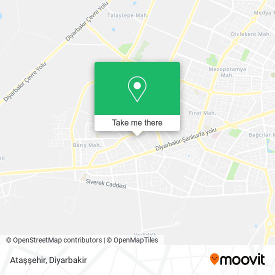 Ataşşehir map