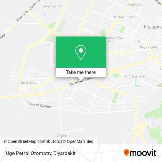 Uge Petrol Otomotıv map
