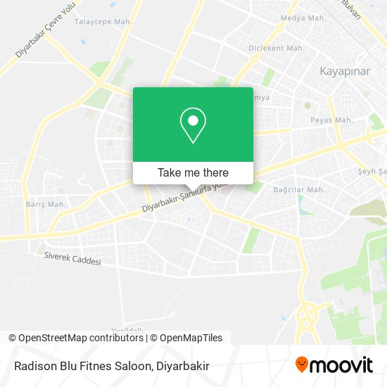 Radison Blu Fitnes Saloon map