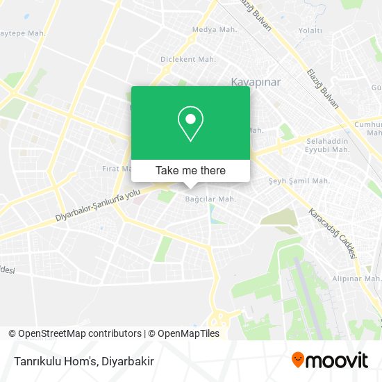 Tanrıkulu Hom's map