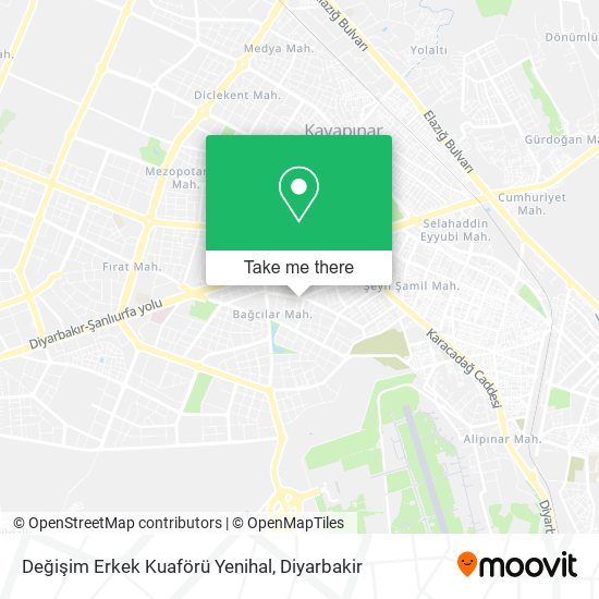 Değişim Erkek Kuaförü Yenihal map