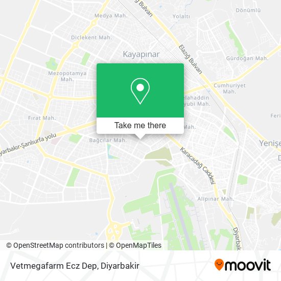 Vetmegafarm Ecz Dep map