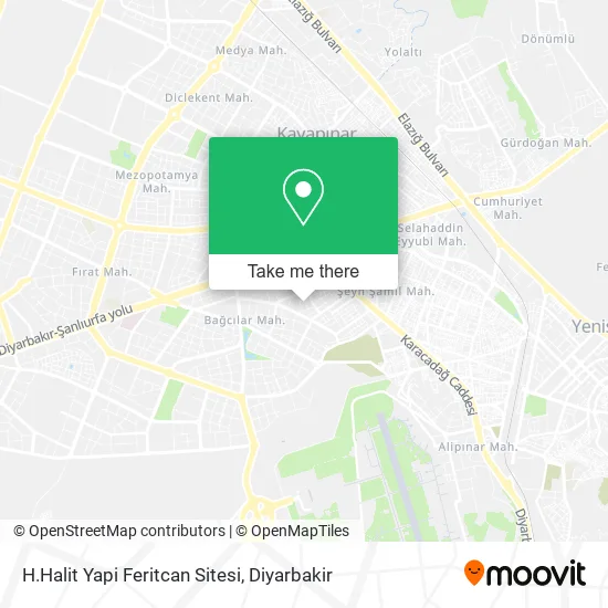 H.Halit Yapi Feritcan Sitesi map