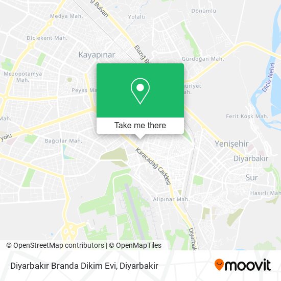 Diyarbakır Branda Dikim Evi map